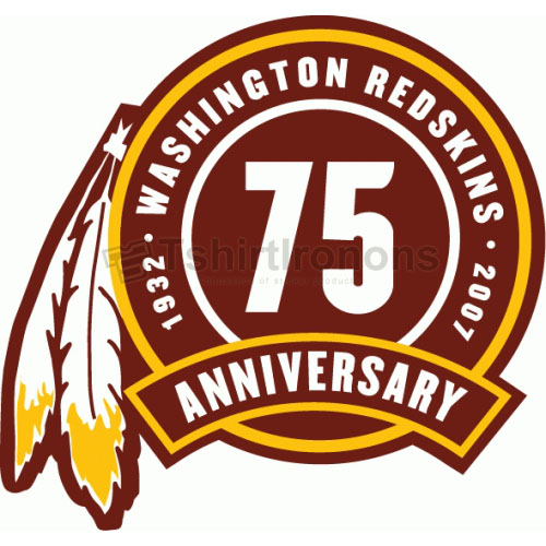 Washington Redskins T-shirts Iron On Transfers N851 - Click Image to Close